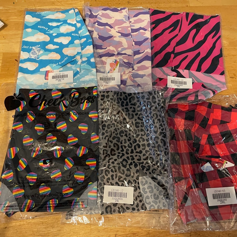 Cheek Boss 6 pairs of Briefs